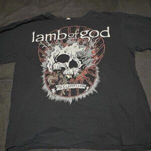 Lamb of God Skull Vintage Metal T-Shirt